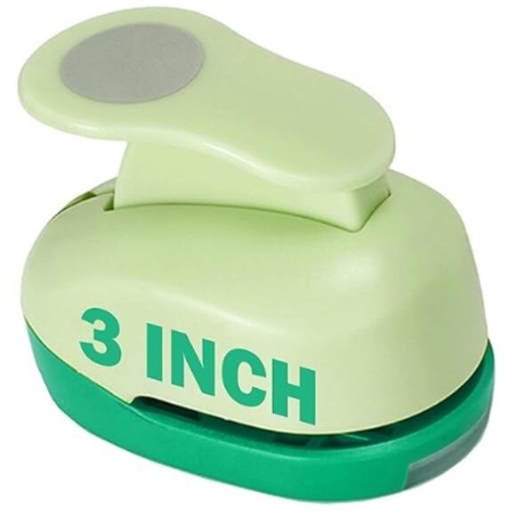 Large Circle Punch 3 Inch Craft Hole Punch for Crafting, Scrapbooking, Gift Wrap - Picture 1 of 5